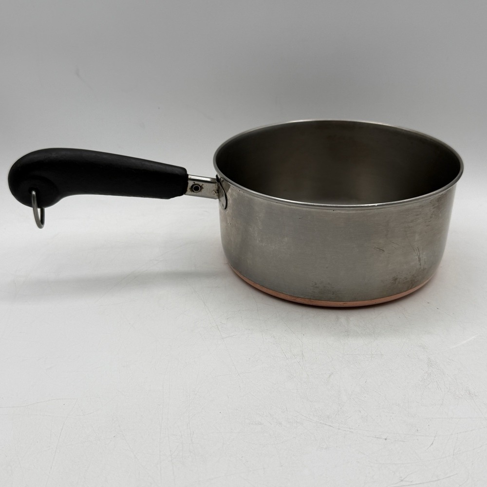 Vintage Revere Ware 2 Qt Sauce Pan Pot 1801 Copper Clad Bottom 92-d‎ USA No Lid